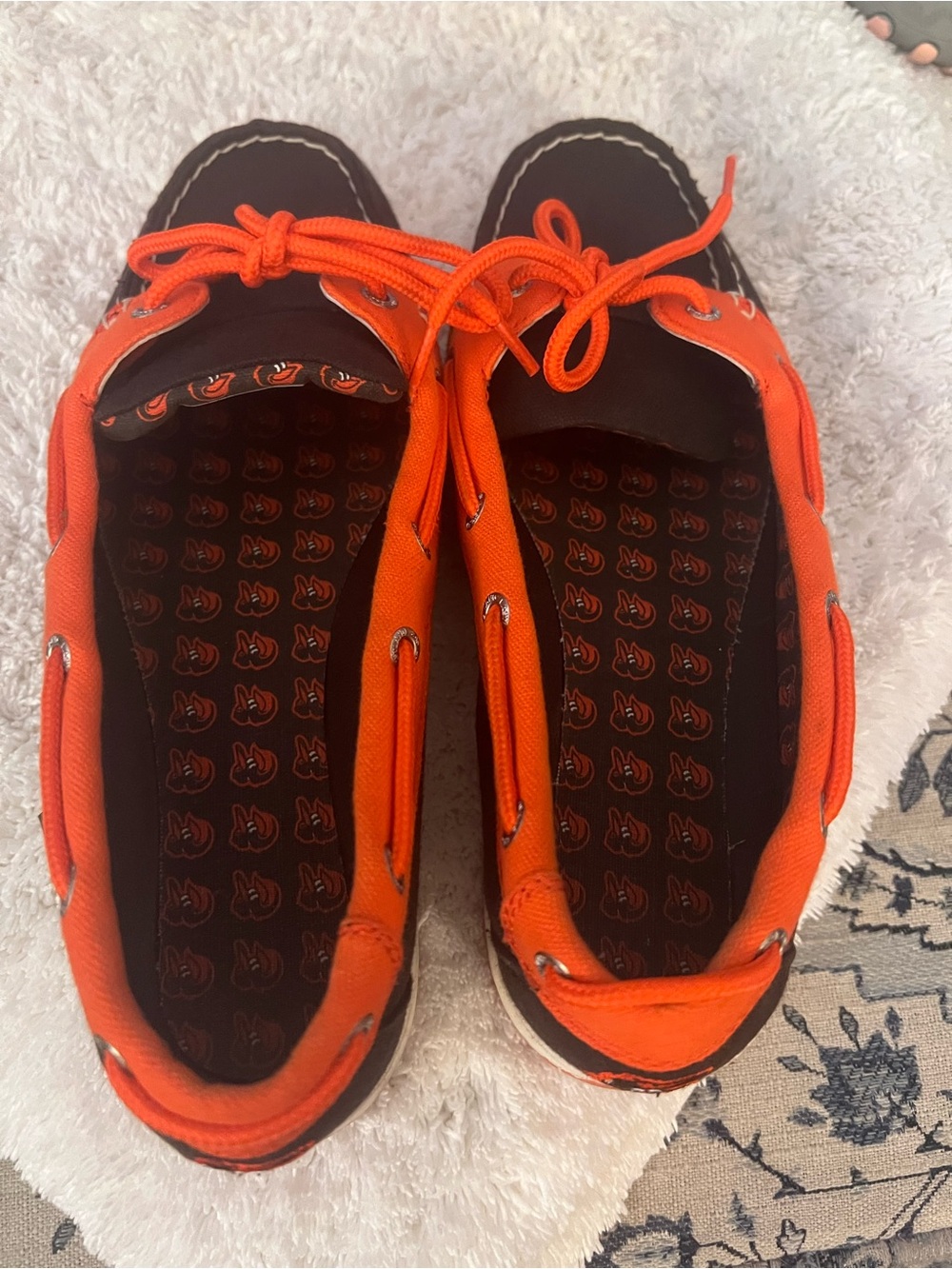 Eastland Adventure MLB Baltimore Orioles boat shoes Size 8